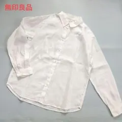 無印良品　洗いざらしリネンシャツ　白　Sのサムネイル
