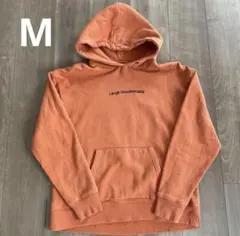 服*！様 クアッシュ パーカー トレーナー スウェット オレンジ バックプリント