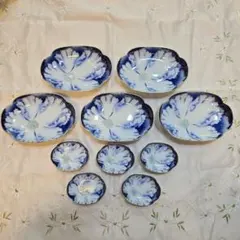 深川製磁　皿　醤油皿　10点セットのサムネイル
