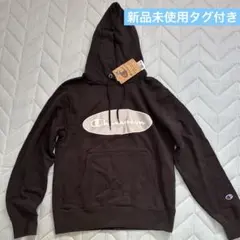 Champion フード付きパーカー ブラック M