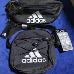 adidas ショルダーバッグとウエストポーチ(ボディバッグ)のセット