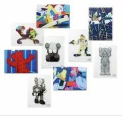 KAWS CLEAR FILE 9セット カウズ クリアファイル 9 セット