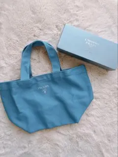 PRADA プラダノベルティ トートバッグ ブルーのサムネイル