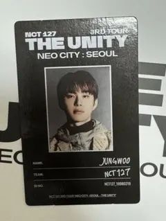 NCT127 JUNGWOO ジョンウ　トレカ THE UNITY SEOUL