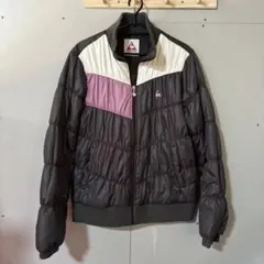 lecoqsportif バイカラー ダウンジャケット レディース O