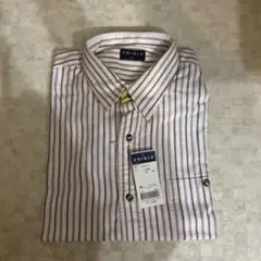 新品　OLD vintage ユニクロ　長袖シャツ　白　ストライプ