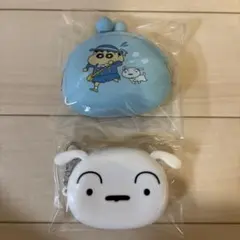 新品⭐︎クレヨンしんちゃん　シロ　シリコンフェイスポーチ　がまぐちケース