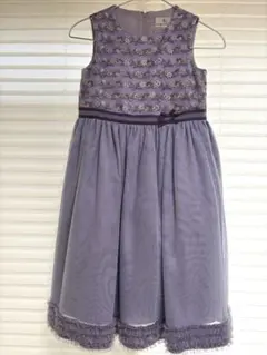 KUMIKYOKU 花柄刺繍ドレス 140のサムネイル
