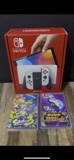 Nintendo Switch 有機ELモデル + ゲーム2本セット