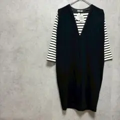 NIKO AND... ニコアンド　重ね着風コクーン/ワンピース　Free