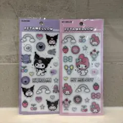 ペタメロウステッカー　サンリオ　マイメロディー　クロミ　PETA MELLOW