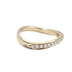 k18ピンクゴールド製ダイヤモンド0.10ctリング