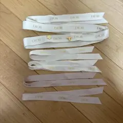 Dior ロゴ入りサテンリボン 5本セット