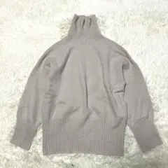 美品　スピックアンドスパン2023ウールカシミヤタートルネック