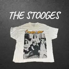 THE STOOGES イギーポップ フォトTシャツ バンドT ロックT 白