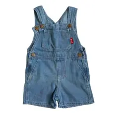 【新品・未使用】西松屋　デニム　オーバーオール 90 春　夏
