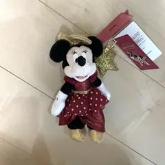 ディズニーストア　イクスピアリ　25周年　ぬいぐるみキーホルダー　ミニーちゃん
