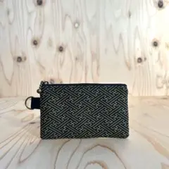 和柄ポーチ 紗綾形