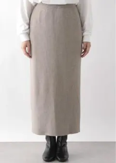 GLOBAL WORK メルティニットアイラインスカート