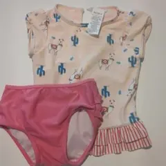 水着　ROXYラッシュガード、ブルマ