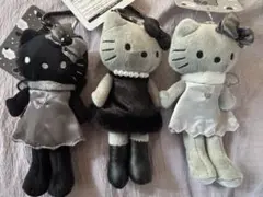 ハローキティ　足長　ぬいぐるみ　キーホルダー 3個セット