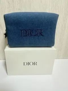 ディオール ポーチ ノベルティ デニム ブルー Dior