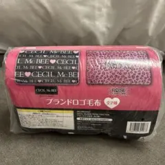 CECIL McBEE　ブランドロゴ毛布　新品　ブランケット　セシルマクビー