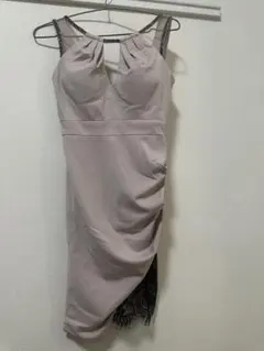 ドレープデザイン ナイトドレス　ミニドレス