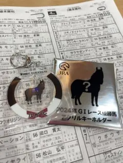 新品未使用✨JRAウェルカムチャンス ルガル アクリルキーホルダー 競馬