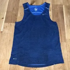 Nike DRI-FIT タンクトップ S 青 ストライプ