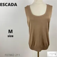 ESCADA エスカーダ トップス サマーニット ノースリーブ シンプル万能 Mのサムネイル