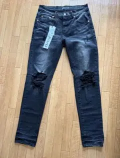 PURPLE BRAND スキニーデニム P001 ブラック 30