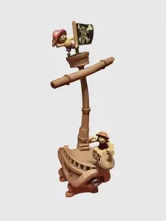 ONE PIECE メリー号ミニフィギュア　ルフィ　チョッパー