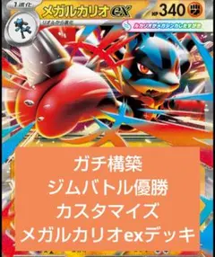 ジムバトル優勝構築 メガルカリオexデッキ