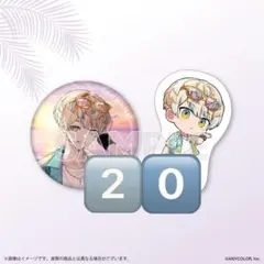 にじさんじ 緋八マナ 海の家 D賞 缶バッジ＆ダイカットステッカー 21点セット