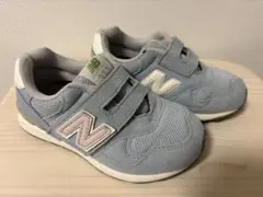 New Balance 313 ライトブルー ベルクロスニーカー