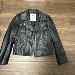 値下げ！スローブイエナ ブラック レザーライダースジャケット　36
