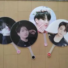 JUNG KOOK うちわ　6枚セット BTS Jungkook うちわ 6枚セット - メルカリ