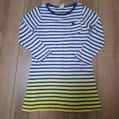 キッズ ボーダーワンピース 長袖