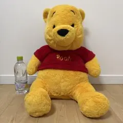 ディズニー　くまのプーさん　座高50cm特大ぬいぐるみ フラッフィープラッシー