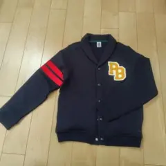 プチバトーネイビー カーディガン 140cm
