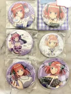 五等分の花嫁缶バッチ 中野二乃2種 まねきねこドリンク特典 - メルカリ
