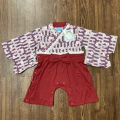 ★新品タグ付き★袴ロンパース　ひな祭り　90 初節句　お食い初め　祝い着
