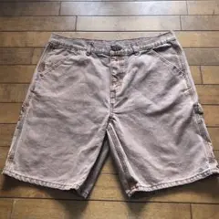 NO BOUNDARIES★ブラウンダックペインターショートパンツ♠︎サイズ34