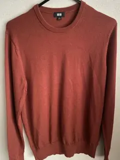 ユニクロ　エクストラファインメリノクルーネックセーター　メンズS