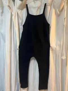 ブラックオーバーオール・つなぎ
