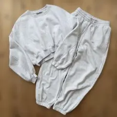 ZARA グレー スウェットセットアップ上下レディーストレーナーズボン