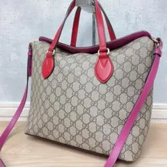 GUCCI GGスプリーム ボストンバッグ 2WAY 409529 ハンドバッグ - メルカリ