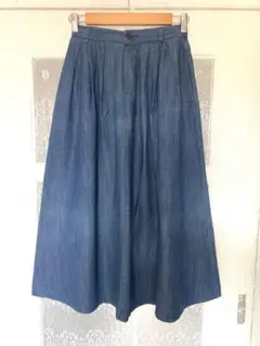 ★新品同様・美品★ ナノユニバース デニム ロング フレアスカート サイズ36