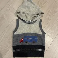 familiar フード付きベスト 110